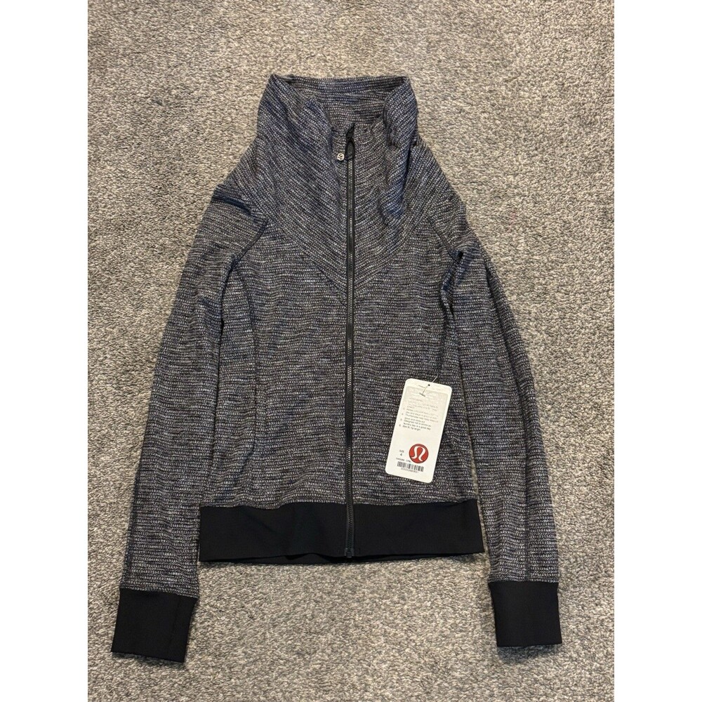 Lululemon Be Present Jacket Womens Size 4 Gray NWT